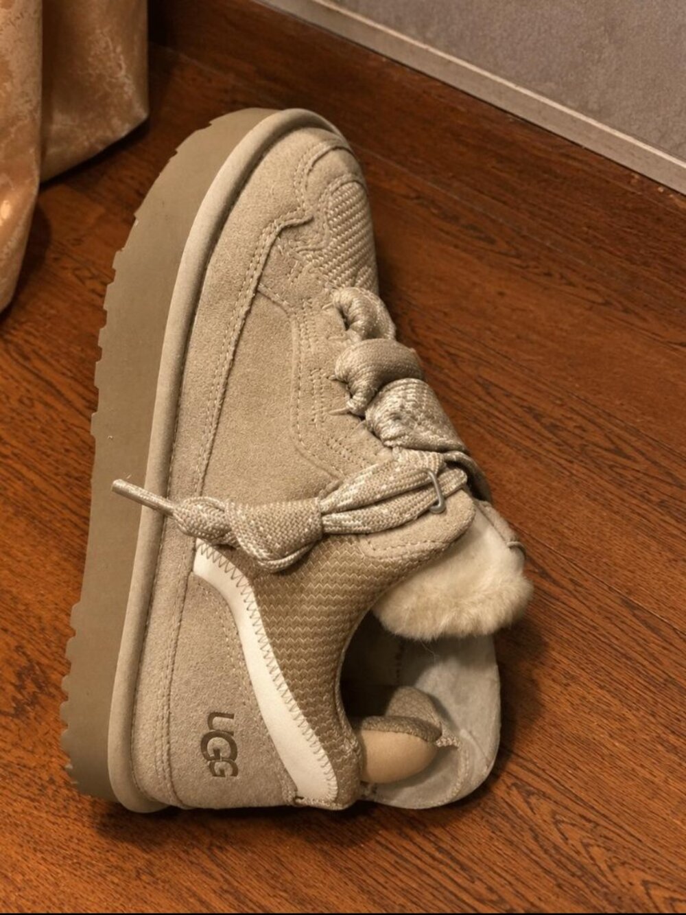 UGG Lowmel Suede & Canvas Sneakers